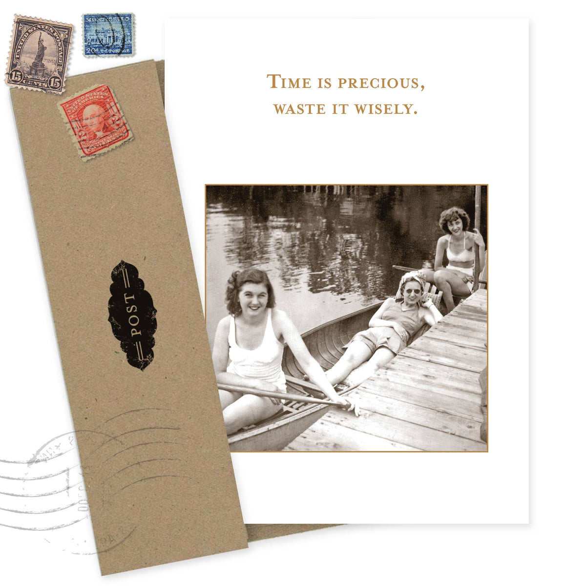 Time Is Precious, Waste It Wisely - Funny Just Because Card