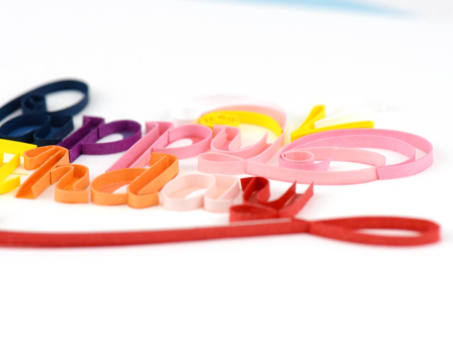 Quilled Happy Birthday Card | Handmade Greeting Card