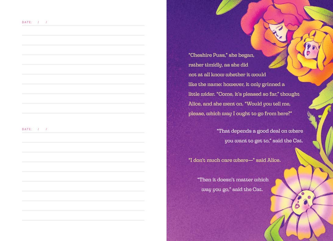 Disney Alice's Wonderland Dream Journal