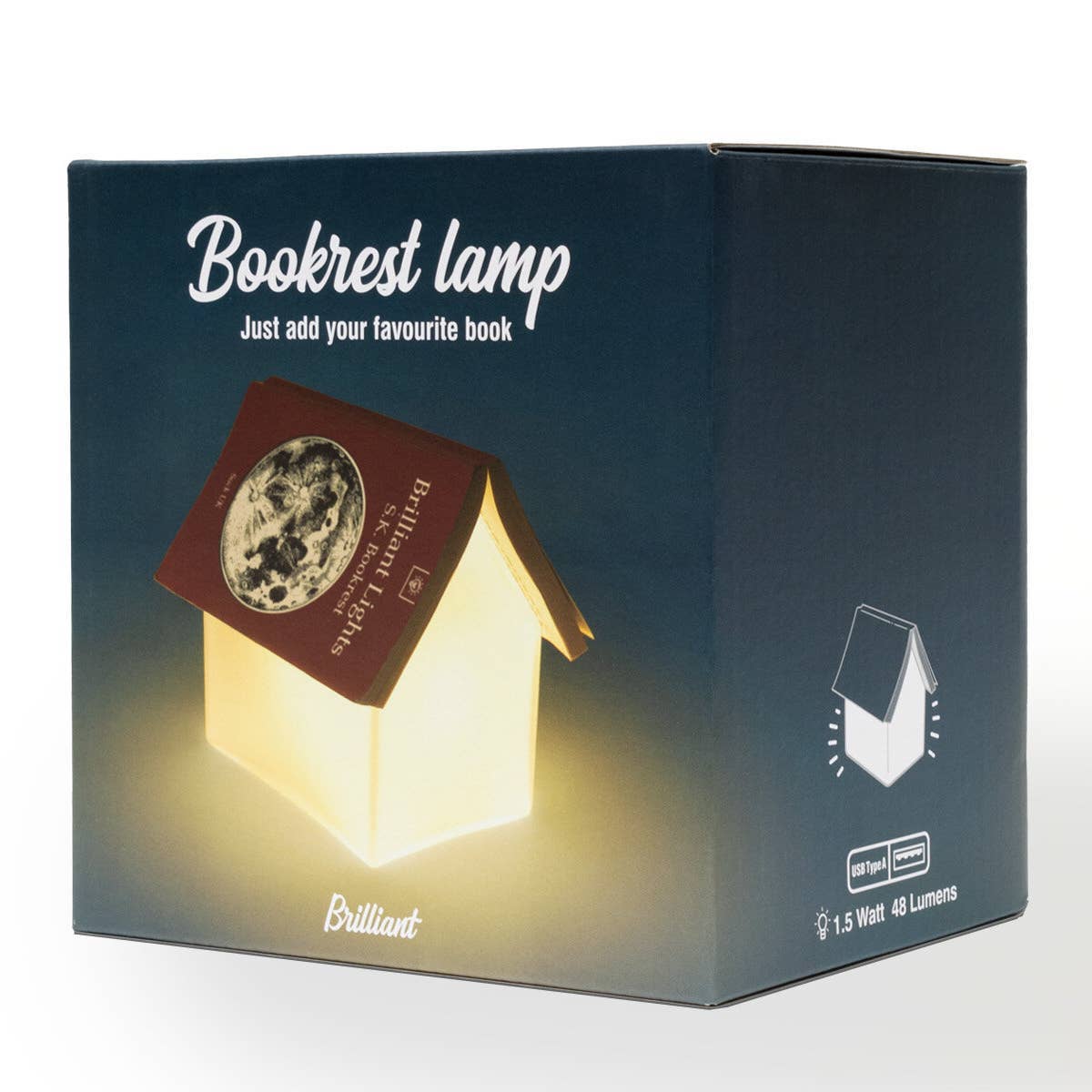 Book Rest Lamp - House shaped bedside reading light