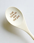 Wooden Spoon with Phrases