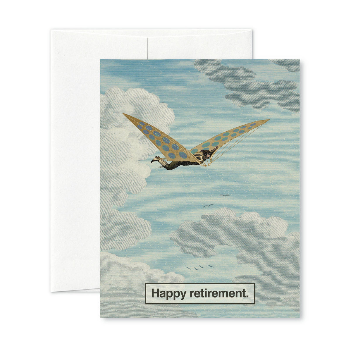 "Please retire responsibly" A2 card: Recycled Kraft