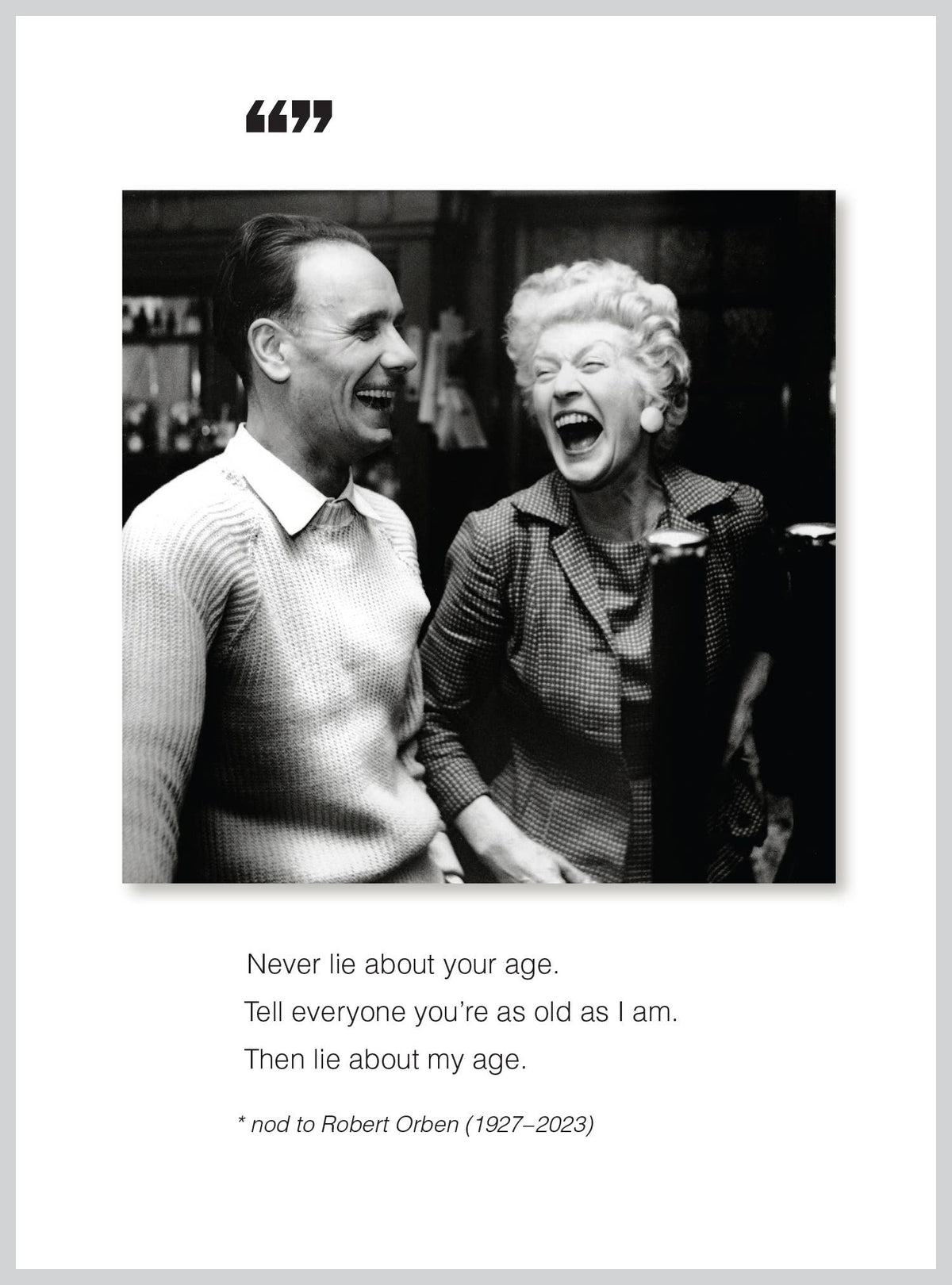 Never lie Birthday/All Occasion Greeting Card