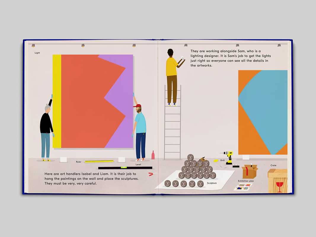 Making a Great Exhibition (Books for Kids, Art for Kids, Art Book) by Doro Globus: Hardcover; 40 pages / English