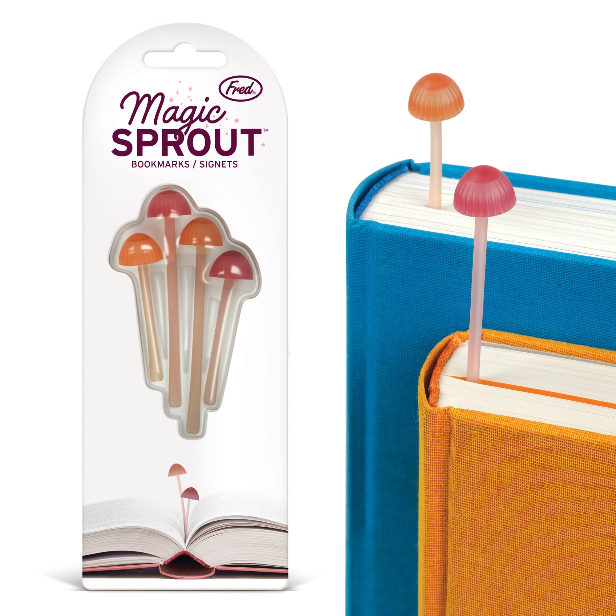 Magic Sprout Mushroom Bookmarks Set of 4 Napa Valley Museum