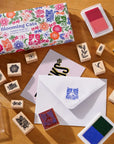 Blooming Cats Rubber Stamp Set