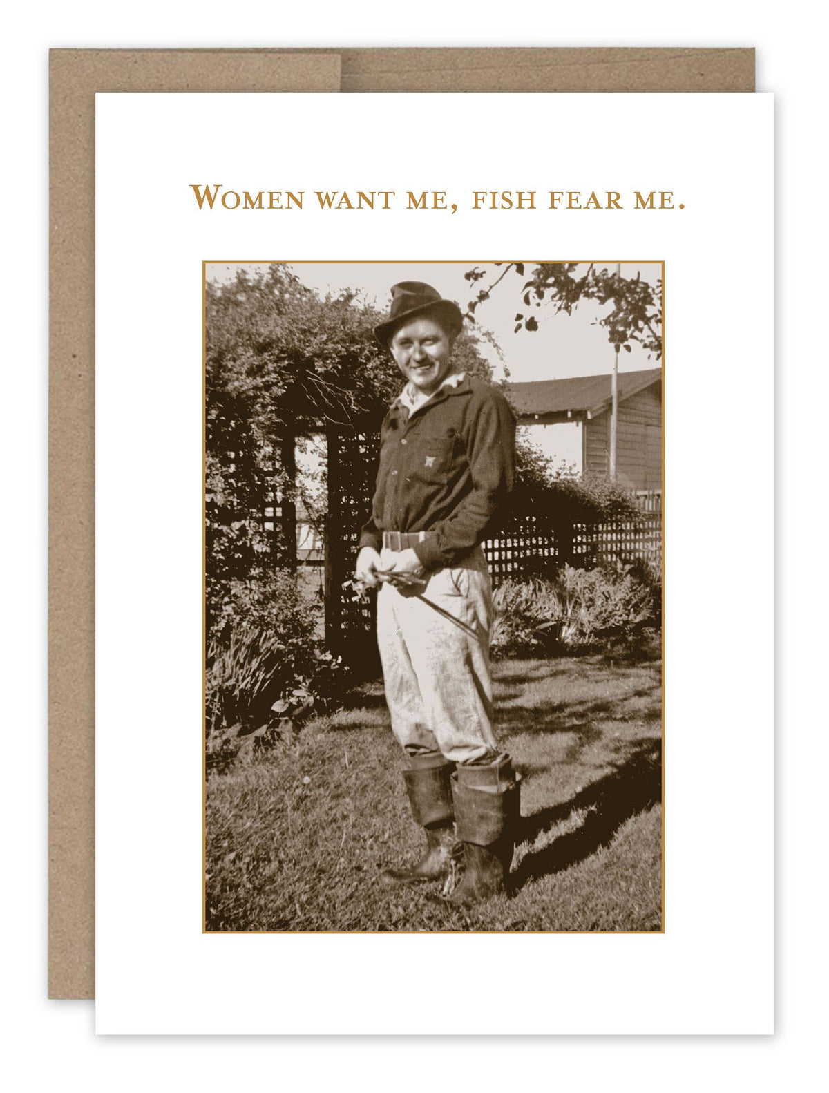 Women Want Me, Fish Fear Me - Funny Birthday Card