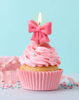 WRAP PARTY Bow Candles, Set of 5