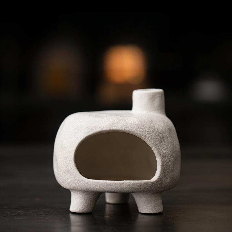Little Zen House Fireplace: Black
