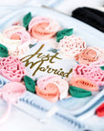 Quilled Just Married Car Wedding Card