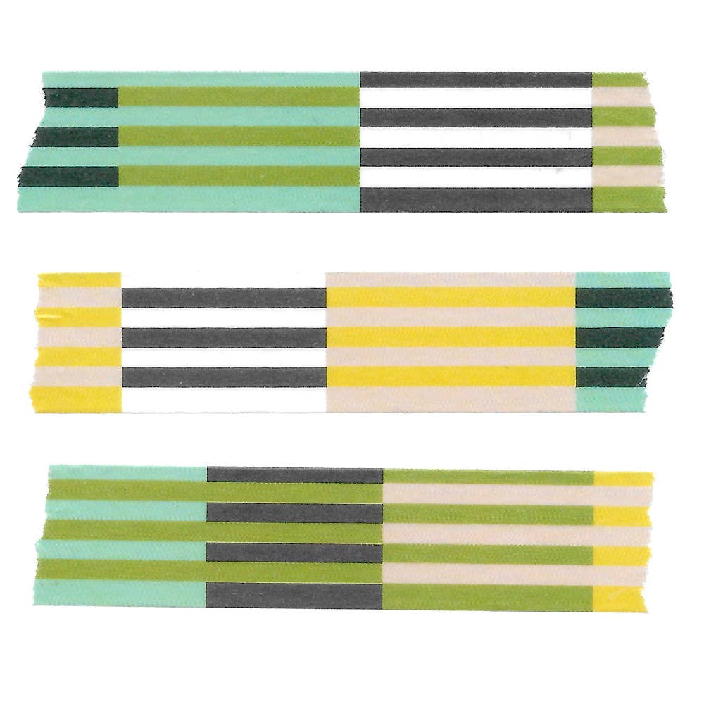 Multicolored Stripe Washi Tape