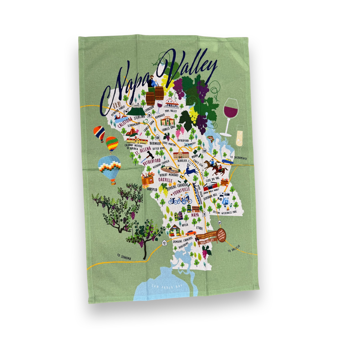 Napa Valley Tea Towel