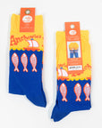 Anchovies Tinned Fish Crew Socks