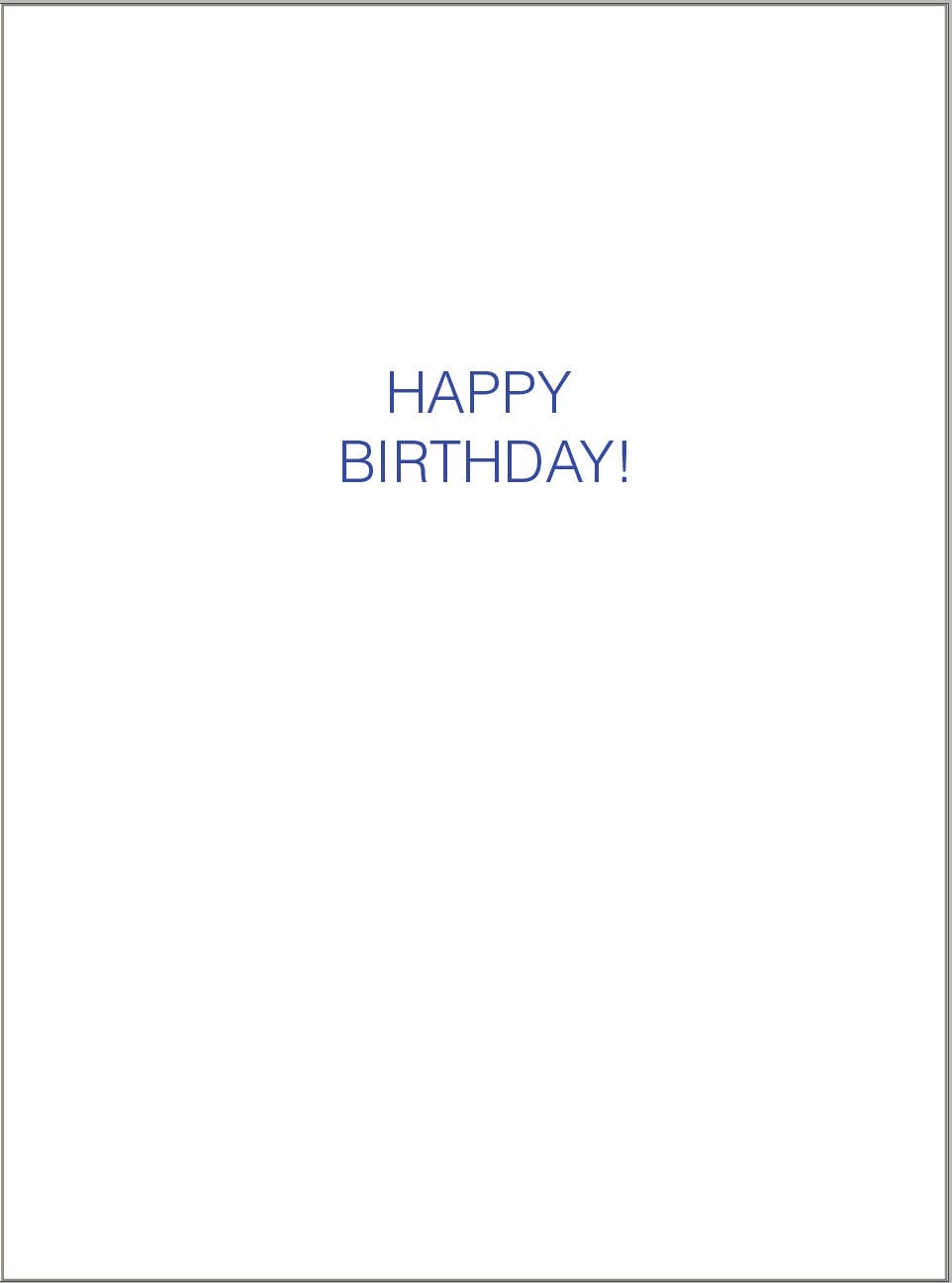 You are only young once Birthday Greeting Card