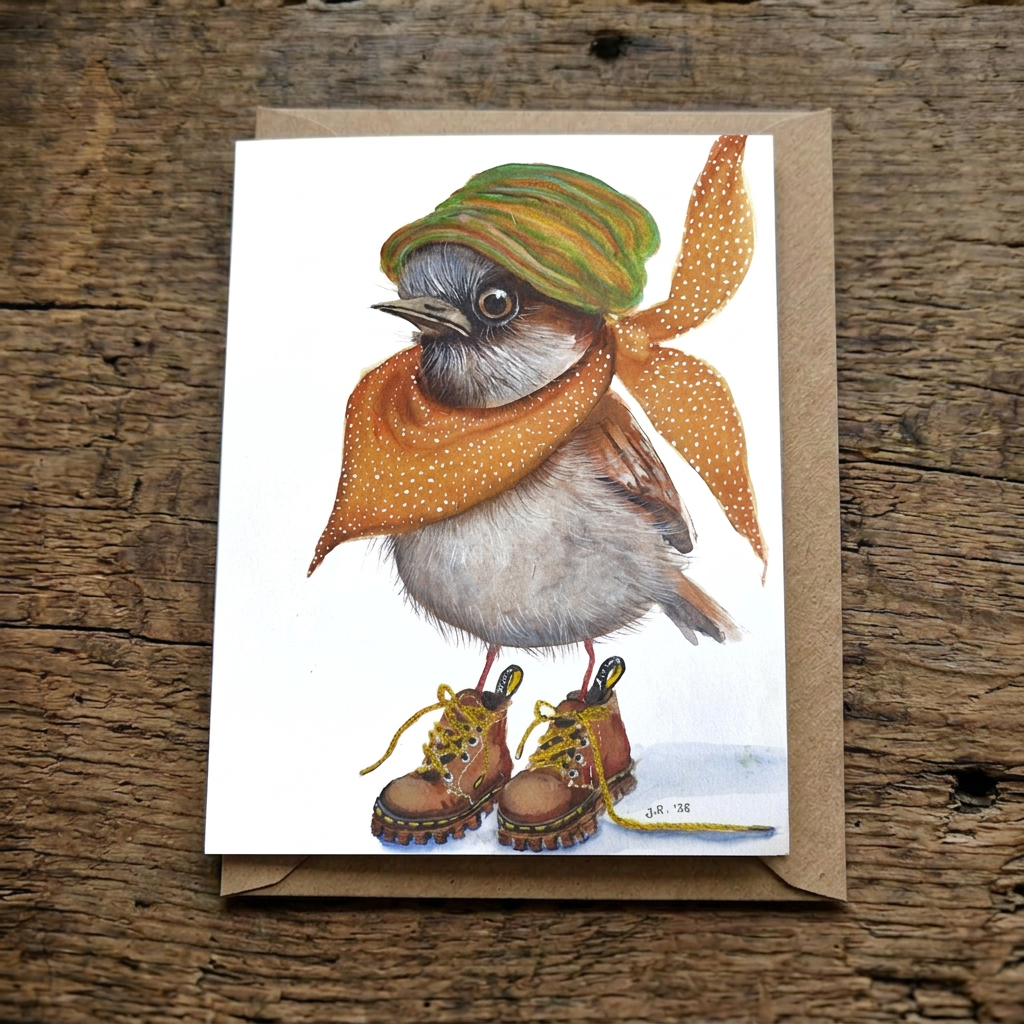 Sparrowgance Jurga Ryan Greeting Card