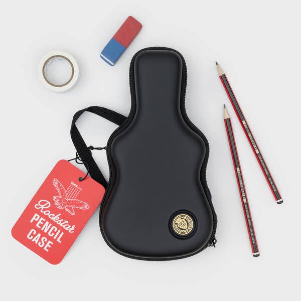 Rockstar Pencil Case - Guitar shaped pencil case