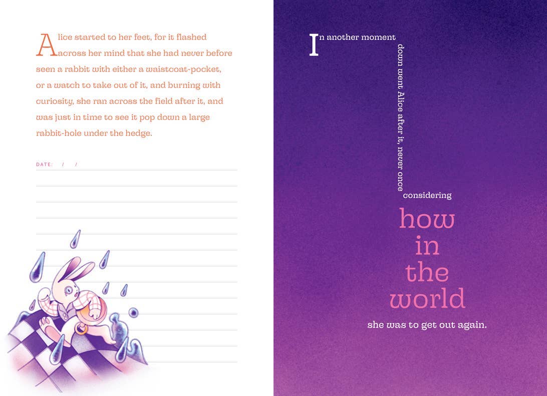 Disney Alice's Wonderland Dream Journal
