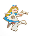 Disney's Alice in Wonderland Glitter Enamel Pin