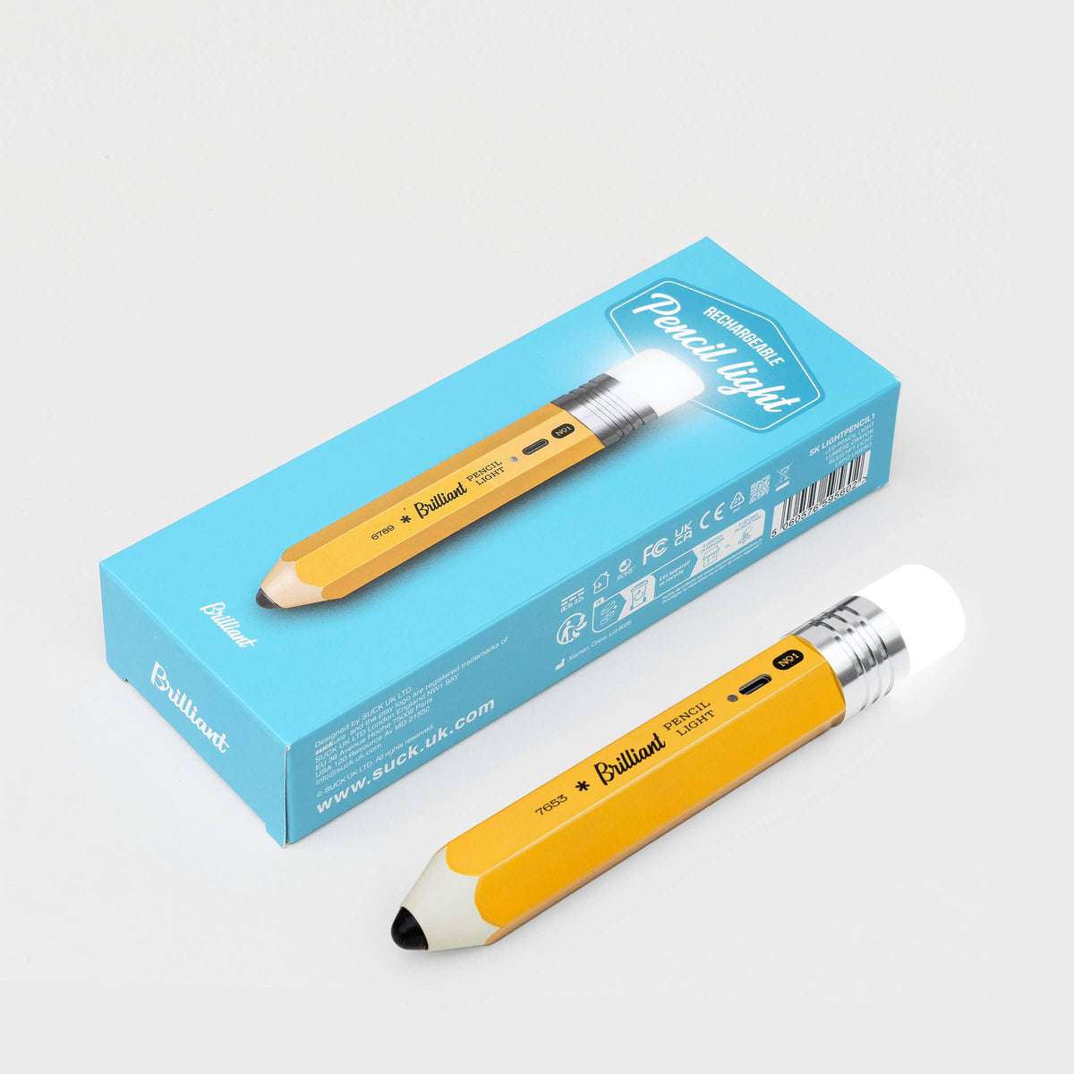 Pencil Light - The eraser lights up