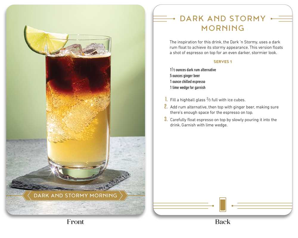 Make It a Mocktail Recipe Deck by Derick Santiago: Flashcards; 50 pages / English