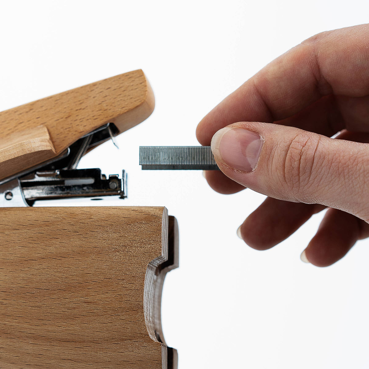Wooden Elephant Stapler Small - Sculptural and useful: Baby (Small)