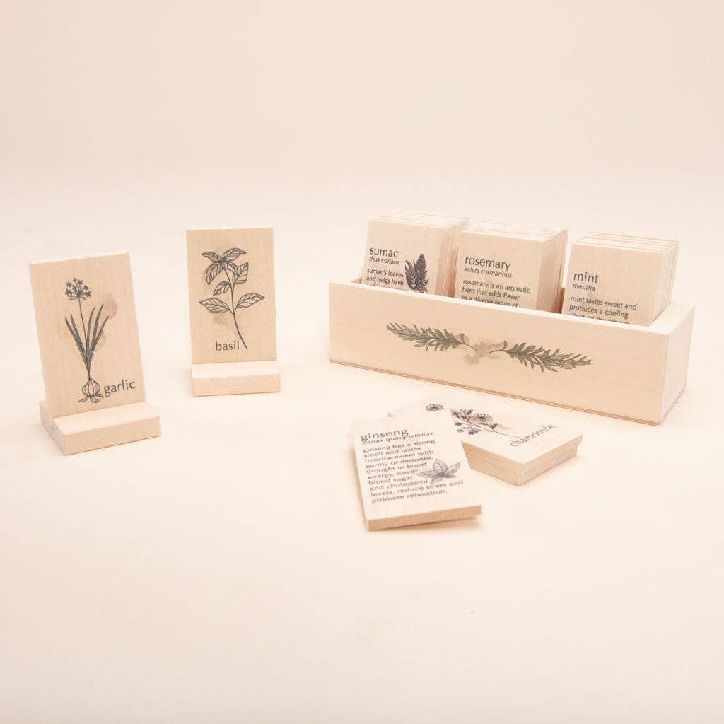 Wooden Herb Cards