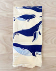 Whales Tea Towel