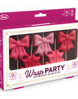 WRAP PARTY Bow Candles, Set of 5