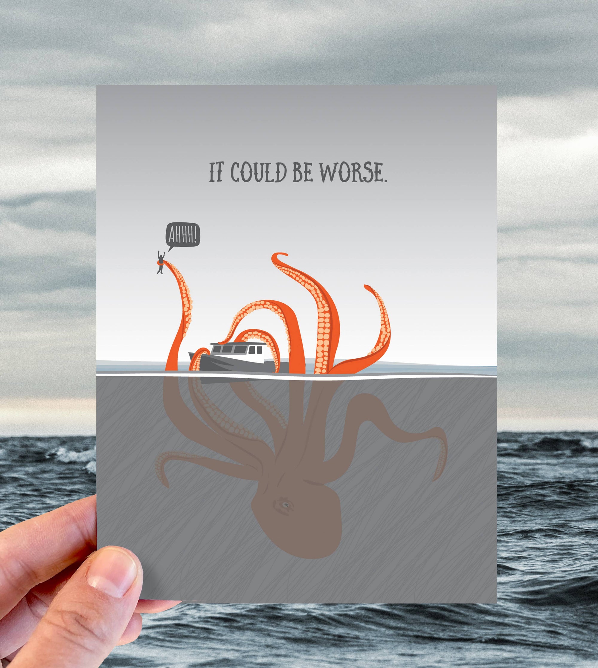 Could Be Worse Kraken Card