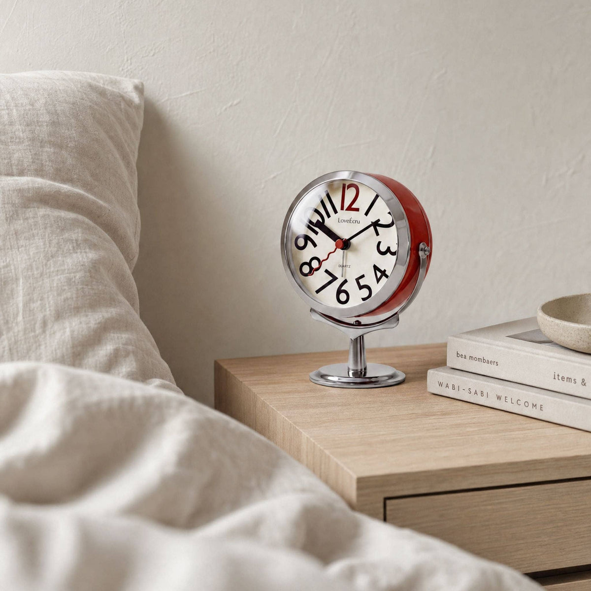 Orbit Alarm Clock: Beige