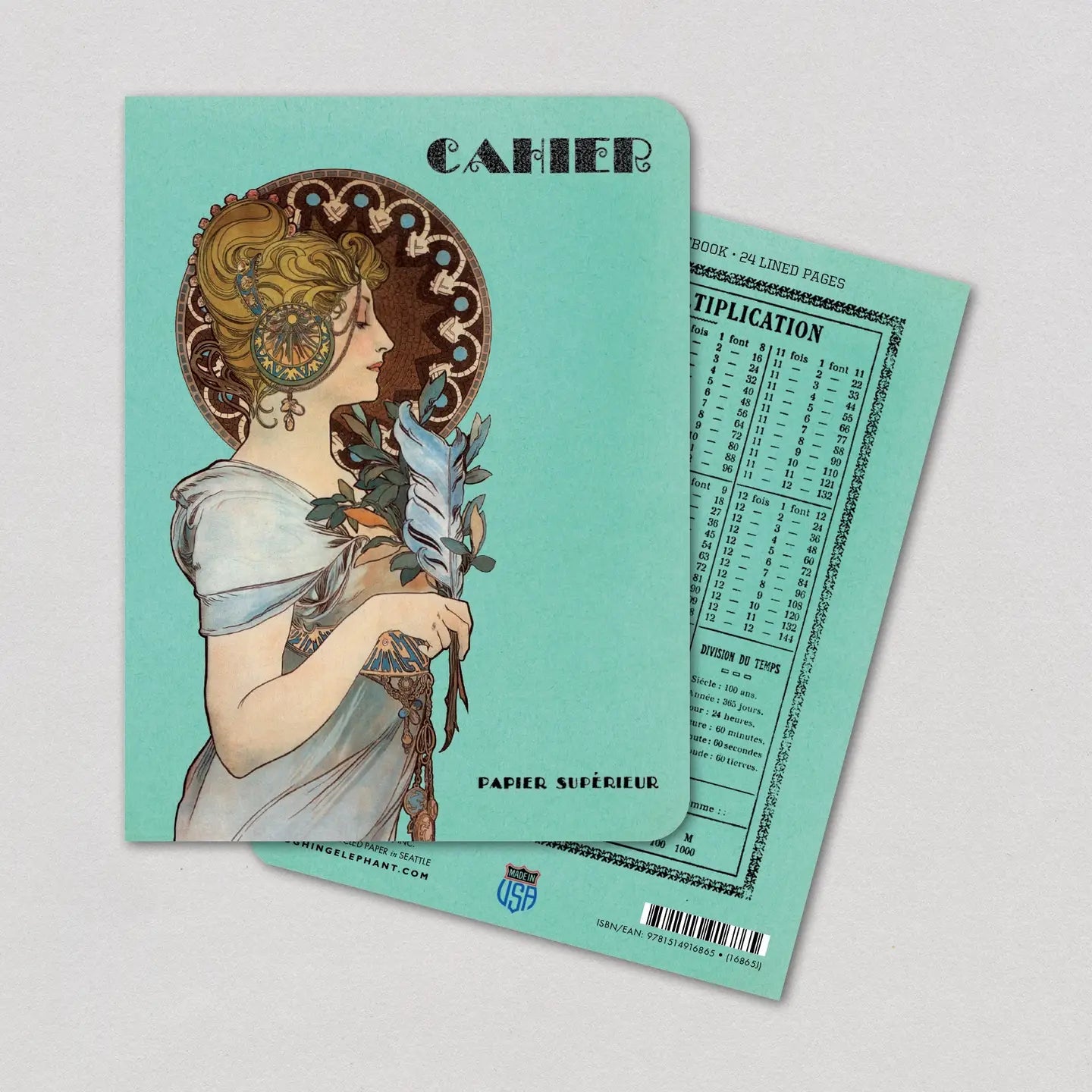 Mucha- French Notebook