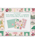 Sights of Paris Studio Note Cards with Matching Wax Seals