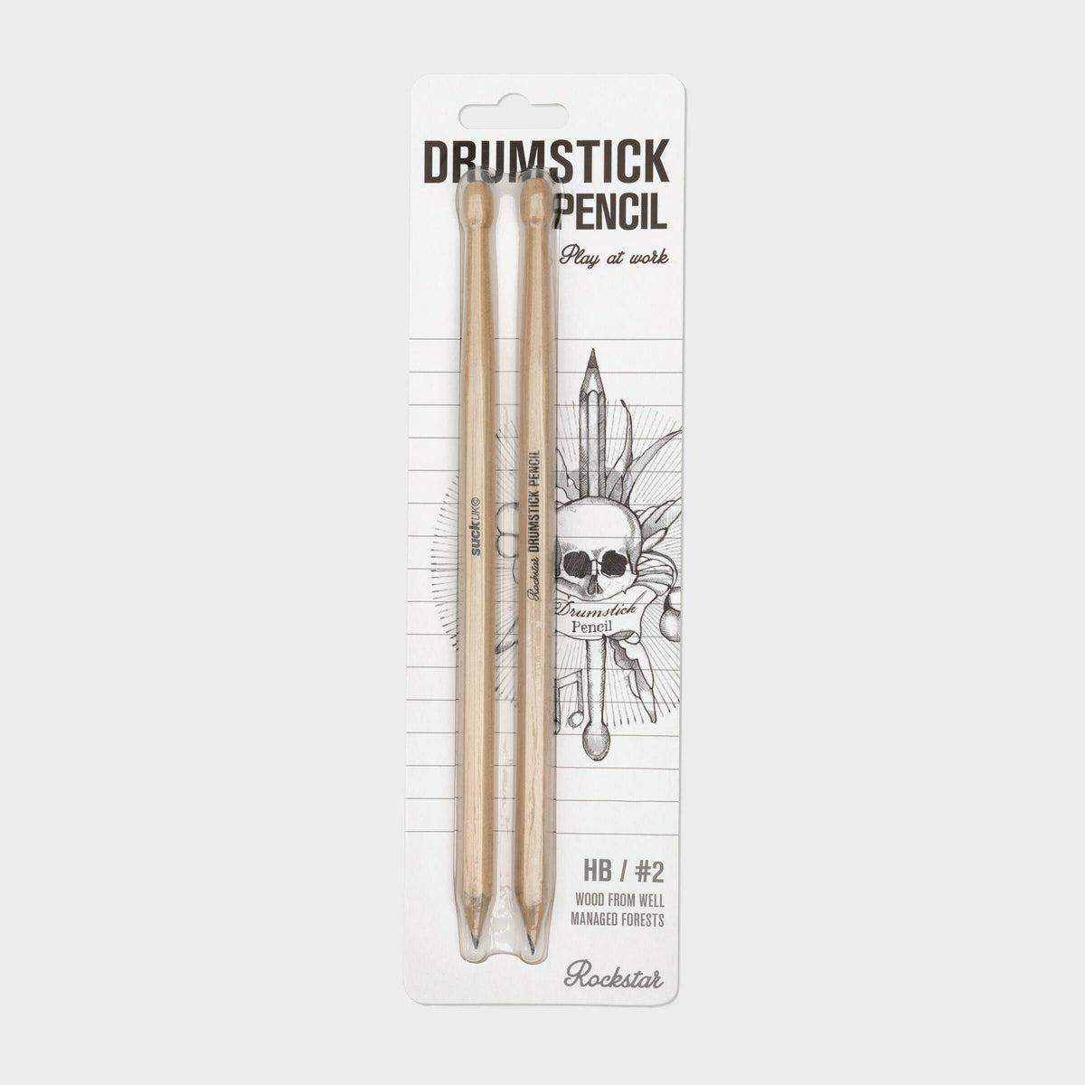 Drumstick Pencils - Wooden pencils are also mini drumsticks
