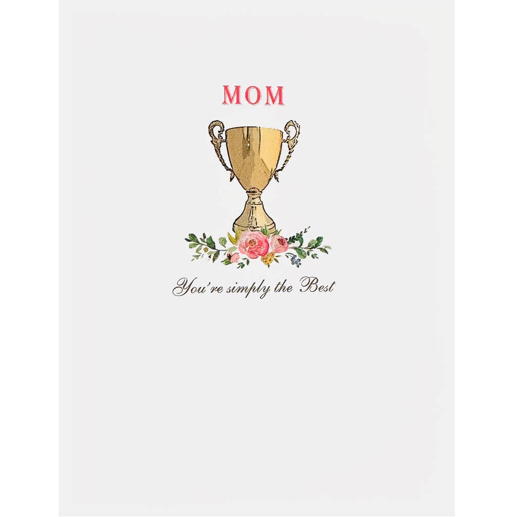 Best Mom Trophy Card