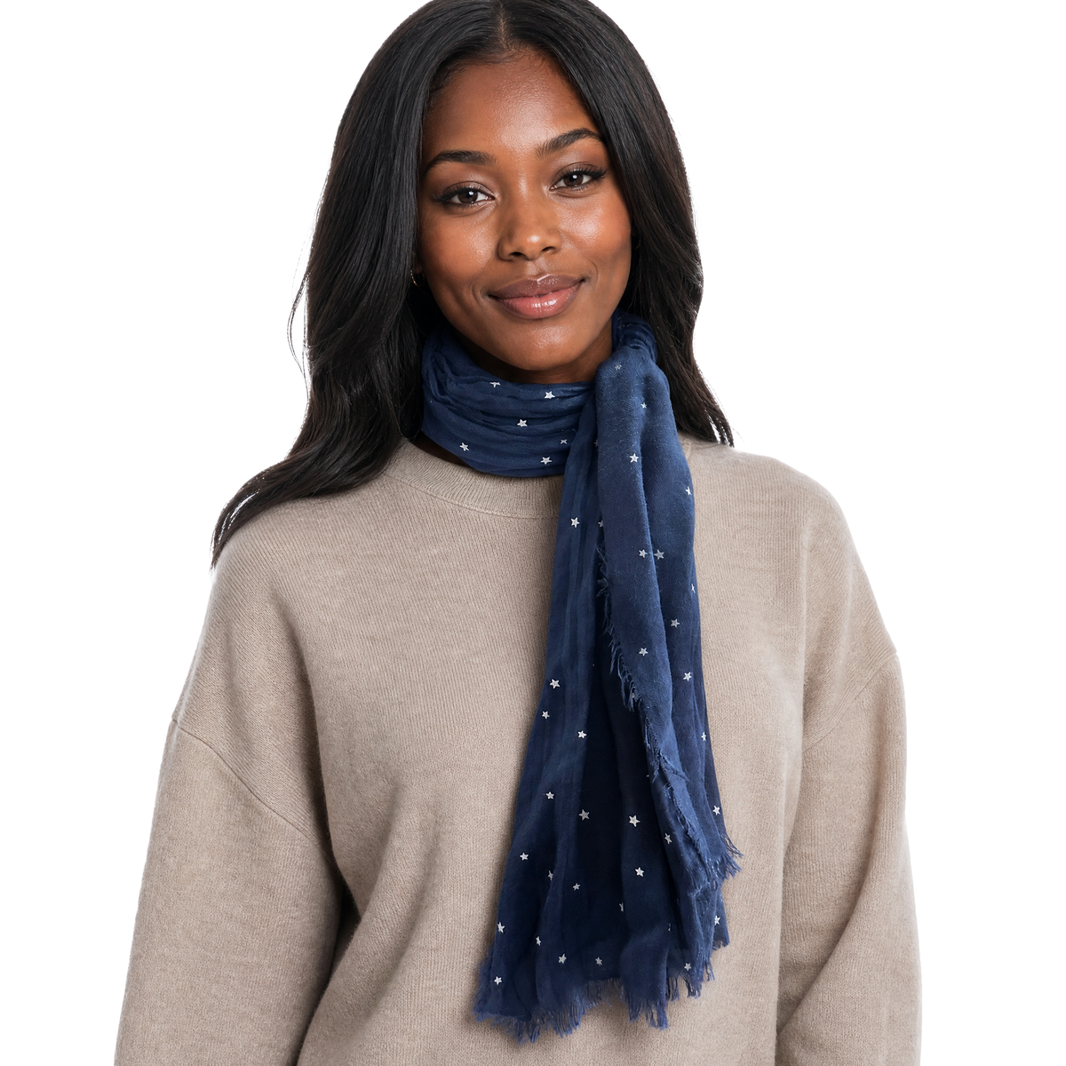 Vintage Stars Neckerchief: Vintage Stars - Denim