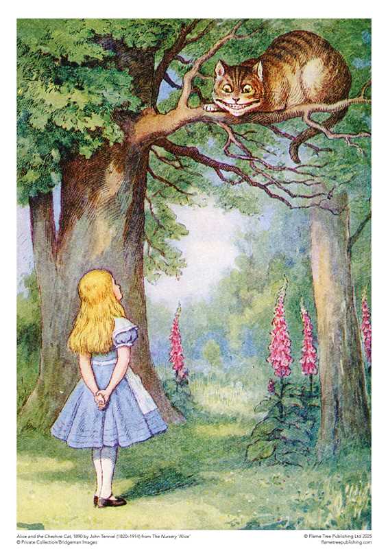 Adult Sustainable Jigsaw Puzzle Alice and the Cheshire Cat by: Jigsaw; 1 pages / English