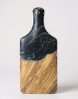 Olivewood Marbled Resin Kitchen Cheese Serving Board Decor : White Marble