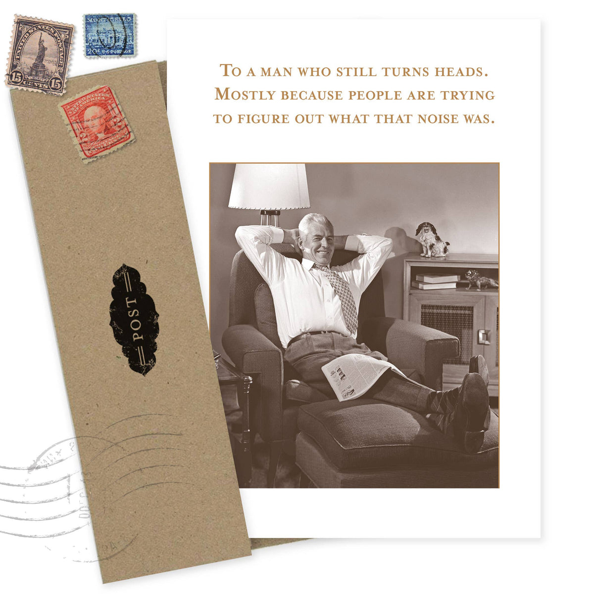 Turns Heads Birthday Card