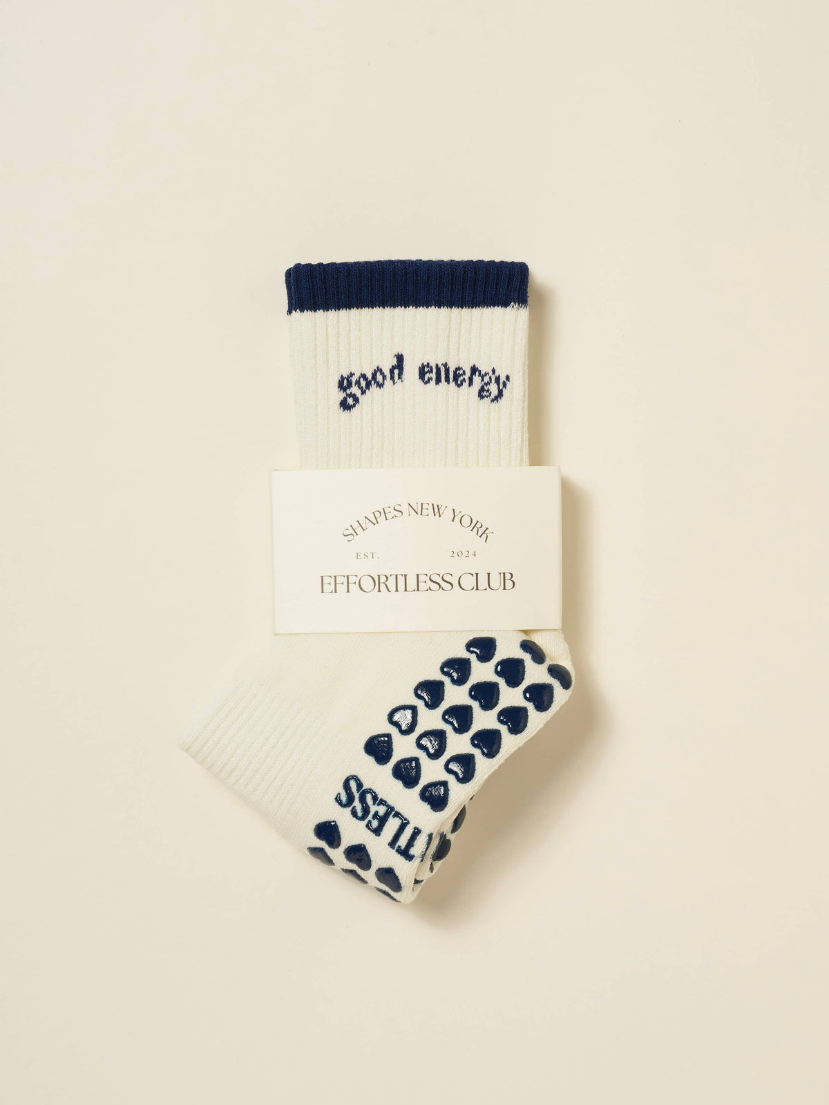 🧘🏼‍♀️ Good Energy Grip Sock [Navy]