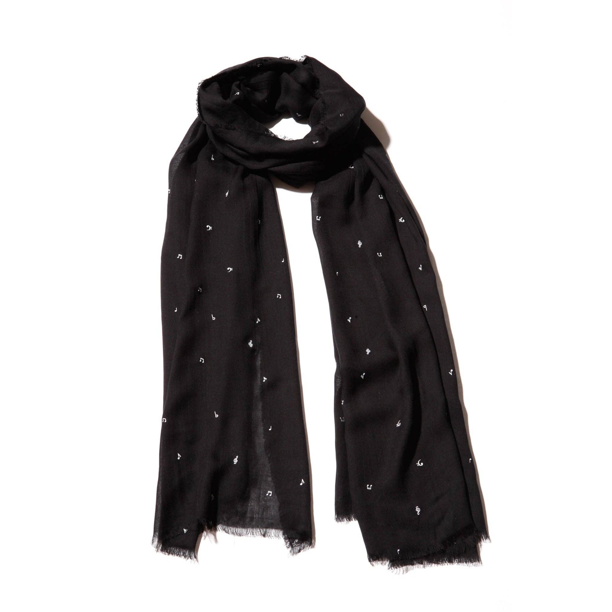 Icon Musical Notes Wrap: Musical Notes - Black