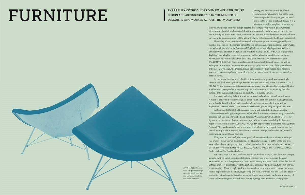 Mid-Century Modern Design: A Complete Sourcebook: Paperback
