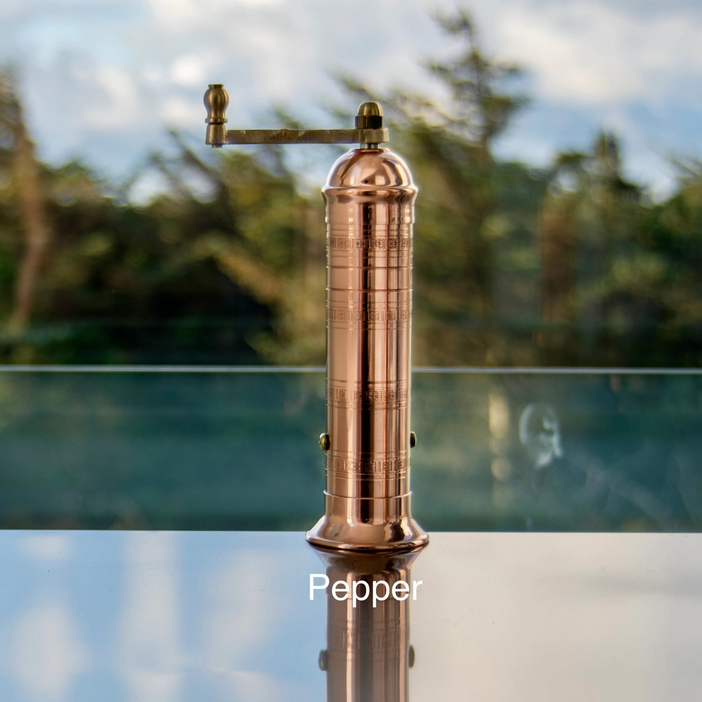 The Original 9" Copper Pepper Mill