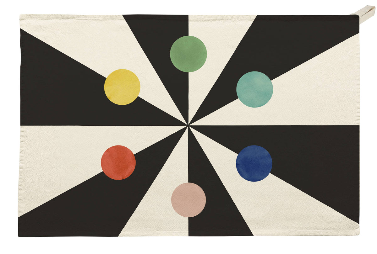 Organic Cotton Tea Towel - Benson's Colour Hexagon