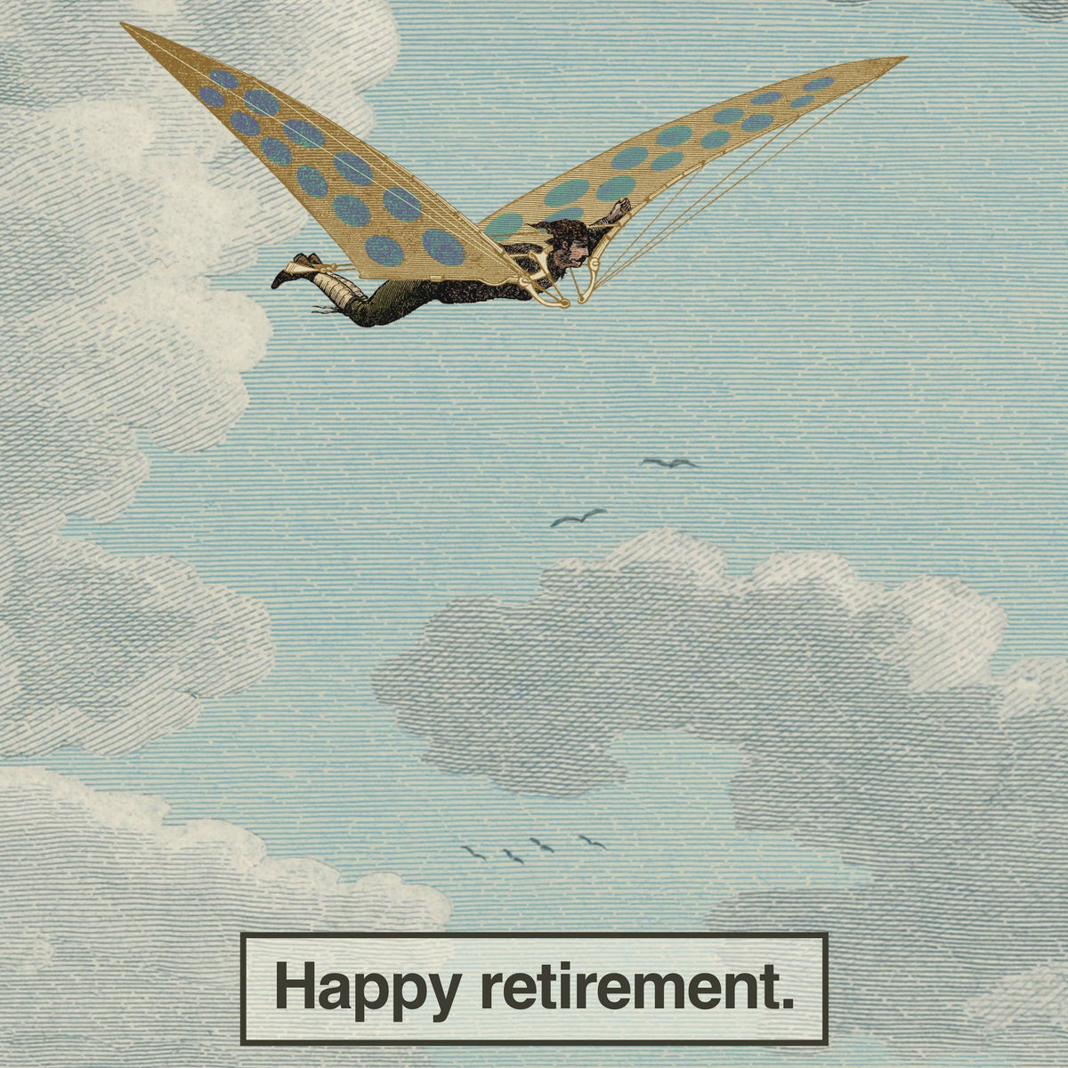 "Please retire responsibly" A2 card: Recycled Kraft