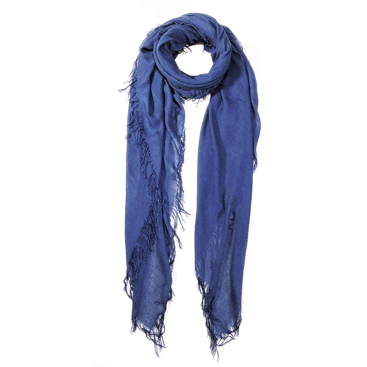 Cashmere Blend Solid Scarf: Dragonfly