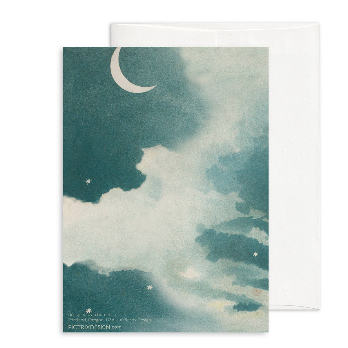 "One in 8.3 billion” A6 love greeting card: Recycled Kraft envelopes