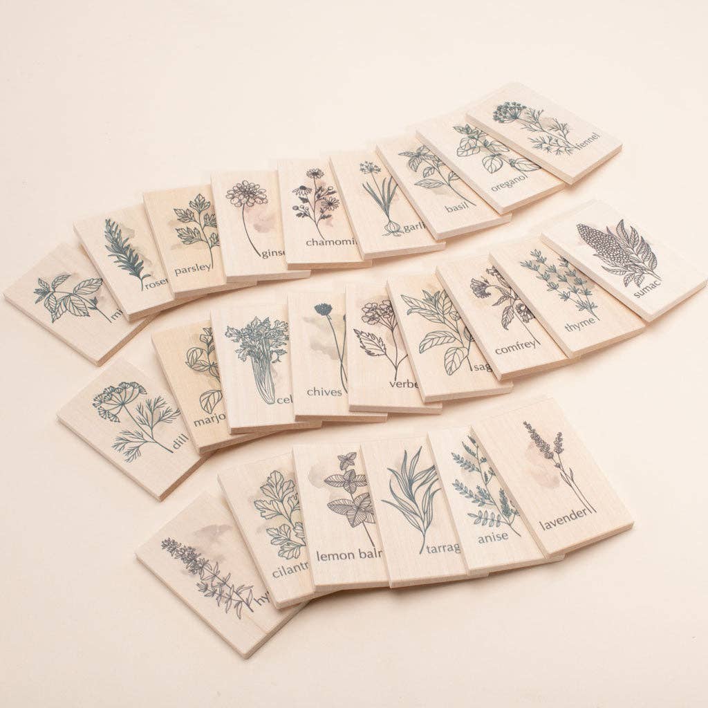 Wooden Herb Cards