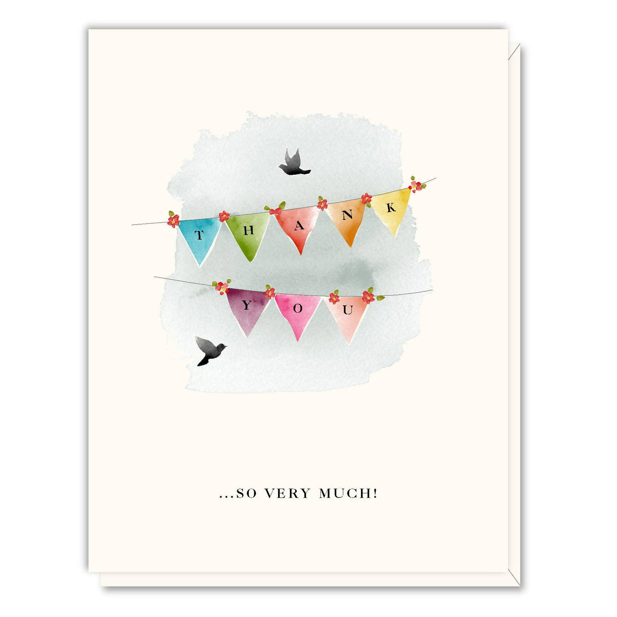 Pennants Thank You Card: Single