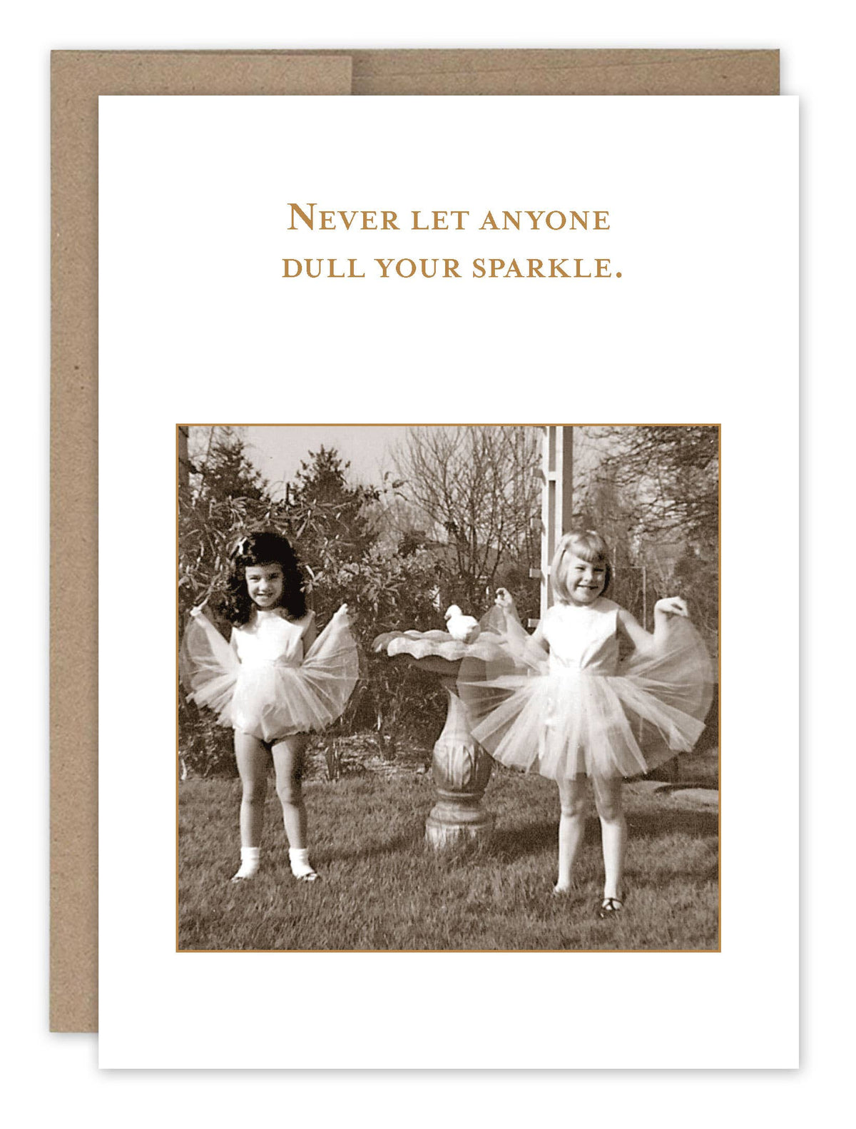 Never Let Anyone Dull Your Sparkle Birthday Card