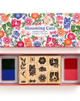 Blooming Cats Rubber Stamp Set